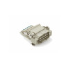 Insert HE, Quick Connection à ressort, mâle, 10 pin, 16A, Polycarbonate, 10B 